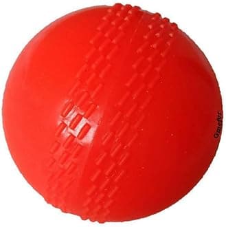 Silicone Soft Cricket Balls Practice Training for All Age Group Recommended for Indoor/Outdoor Street & Beach Crickets, Red