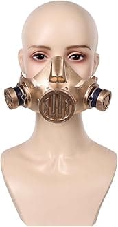 TaeyueMask Cosplay Gas Mask Costume Accessories for Adult Halloween Party