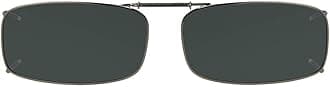 Solar Shield 54R8 Full Frame Polarized Gray Lens Clip on Sunglasses
