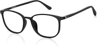 | Zero Power Blue Cut Computer Glasses | Anti Glare, Lightweight & Blocks Harmful Rays | UV Protection Specs | Men & Women | Medium | LB E13528