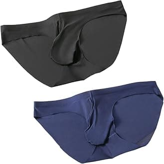 Men's Pouch Trunks Ice Silk Enhance Underwear Briefs Low-Rise Ultra-Thin Bulge Pouch Sport Underpants