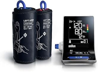 Braun ExactFit 3 Upper arm blood pressure monitor - Colour-coded Indicator - 2 Cuff Sizes - For Home Use - BUA6150