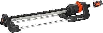 Gardena N2084FP Oscillating Sprinkler, 3200 SQ. FT, Black, N2084FP: 3200 SQ. FT.