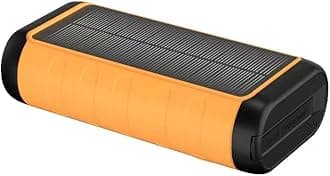 YELOMIN Portable Solar Power Bank Built in Hand Crank