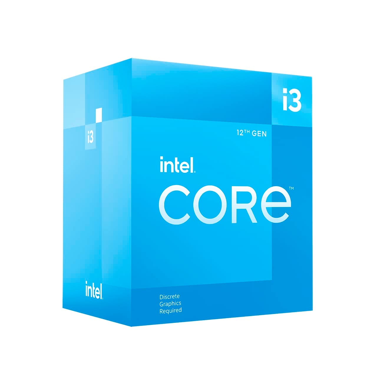 Intel Core i312100F processor 12 MB Smart Cache Box