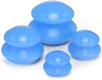 Silicone Cupping Therapy Set, Professional Studio and Home Cupping Set Massage Therapy Cups, Chinese Massage Cups for Cellulite Reduction Cupping Kit,Muscle and Joint Pain Myofascial Cupping Massager