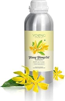 Young Chemist Ylang Ylang Essential Oil - 1 Litre | Economy Size, Pure & Natural for Manufacturers, Retailers & Aromatherapy Enthusiasts | Ideal for Stress Relief, Perfumery & Cosmetic Formulations