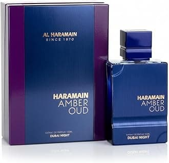 Al Haramain Amber Oud - Dubai Night - Oud Cologne for Men - Amber Perfume for Men - Long Lasting Perfume with Bergamot, Saffron Fragrances - 3.33 oz