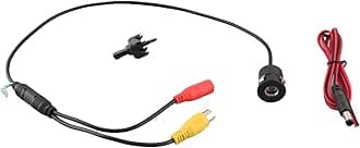 Mini HD Night Vision Surveillance CCTV IP66 Waterproof Camer,HD 170° Wide Angle Wired Shockproof CCTV CCD Camera with IR Night Vision for Car,parking reverse backup camera,Motion Detection