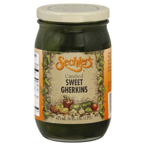 Sechlers Pickle Candied Swt Gherkin