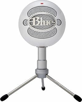 Logitech for Creators Blue Snowball iCE USB Microphone - White (Renewed)