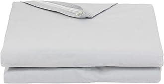 FULI 100% Cotton Cover for Traditional Japanese Floor Futon Mattress, Twin XL, Gray. Made in Japan