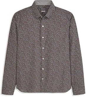 Van Heusen mens Wrinkle Free Long Sleeve Button Down Shirt, Slim Fit, Comfortable Stretch Fabric Wrinkle Free Long Sleeve Button Down Shirt, Slim Fit, Comfortable Stretch Fabric (pack of 1)