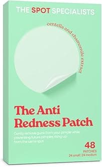 The Anti Redness Patch (48 Patches) | Bespoke Formula Pimple Patches for Face | Gentle on Skin, Tough on Redness |Results After 6 Hours | Strategically Curated Ingredients | Created By Dermatologists