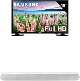SAMSUNG 40-inch Class LED Smart FHD TV 1080P (UN40N5200AFXZA, 2019 Model) HW-S61B 5.0ch All-in-One Wireless Soundbar w/Dolby Atmos, Q-Symphony,Alexa Built-in, Bluetooth TV Connection, 2022