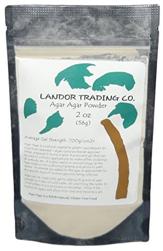 Agar Agar Powder 2oz - Average Gel Strength 700g/cm2