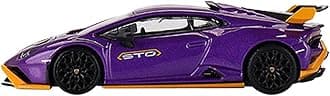 MINI GT x MiJo Exclusives 1/64 Lamborghini Huracan STO Viola Pacifae (Left Handle) Finished Product
