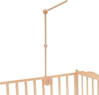Updated Wooden Mobile Arm for Crib 30 Inches - Baby Hanger 360° Rotatable for Hanging Mobiles, Plush Dolls | Gift for Shower & Nursery Decoration