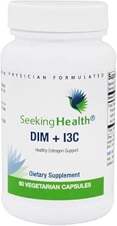 Seeking Health DIM & I3C - Support Healthy Liver Metabolism of Estrogen - Formula with DIM & I3C to Support Healthy Cellular Response - 400 mg, 60 Capsules