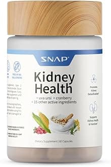 Kidney Health Support Supplement - Kidney and Urinary Tract Health Support for Women and Men, 60 Vegetarian Capsules (30 Servings, 1 Month Supply)