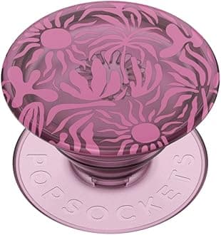 PopSockets Translucent Phone Grip with Expanding Kickstand, PopSockets for Phone, Adhesive Grip, Translucent PopGrip - Sava Sava Palms