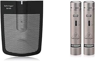 Behringer BA 19A Condenser Boundary Microphone for Instrument Applications & C-2 2 Matched Studio Condenser Microphones