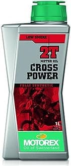 Motorex Cross Power 2T Synthetic Motor Oil 1 Liter, 2 STROKE