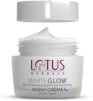 Lotus Herbals Whiteglow Skin Whitening & Brightening Nourishing Night Crème 60Gm
