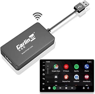 CarlinKit Wireless CarPlay Car Adapter for Android Car Radio,Wireless Android Auto & Apple CarPlay 2 in 1 Dongle-Low Power Consumption,Support Plug & Play,Screen Mirroring,OTA Update,Google Maps etc