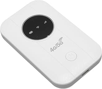 ​​Portable WiFi Hotspot, 4G 5G Mobile Router 300Mbps with SIM Card Slot, for Travel Supports 10 Devices USB C Power​​