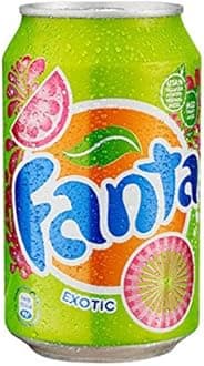 Fanta Exotic Soda, 330 ml, Pack of 24