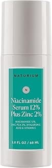 Naturium Niacinamide Face Serum 12% Plus Zinc 2% Jumbo, Anti-Aging, Pore Minimizer & Dark Spot Corrector with Hyaluronic Acid & Vitamin E, Vegan & Cruelty-Free, 2 oz
