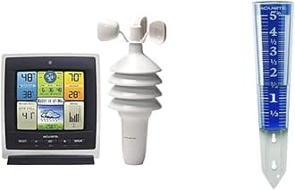 AcuRite Notos (3-in-1) Weather Station with 5" Rain Gauge and Accessories