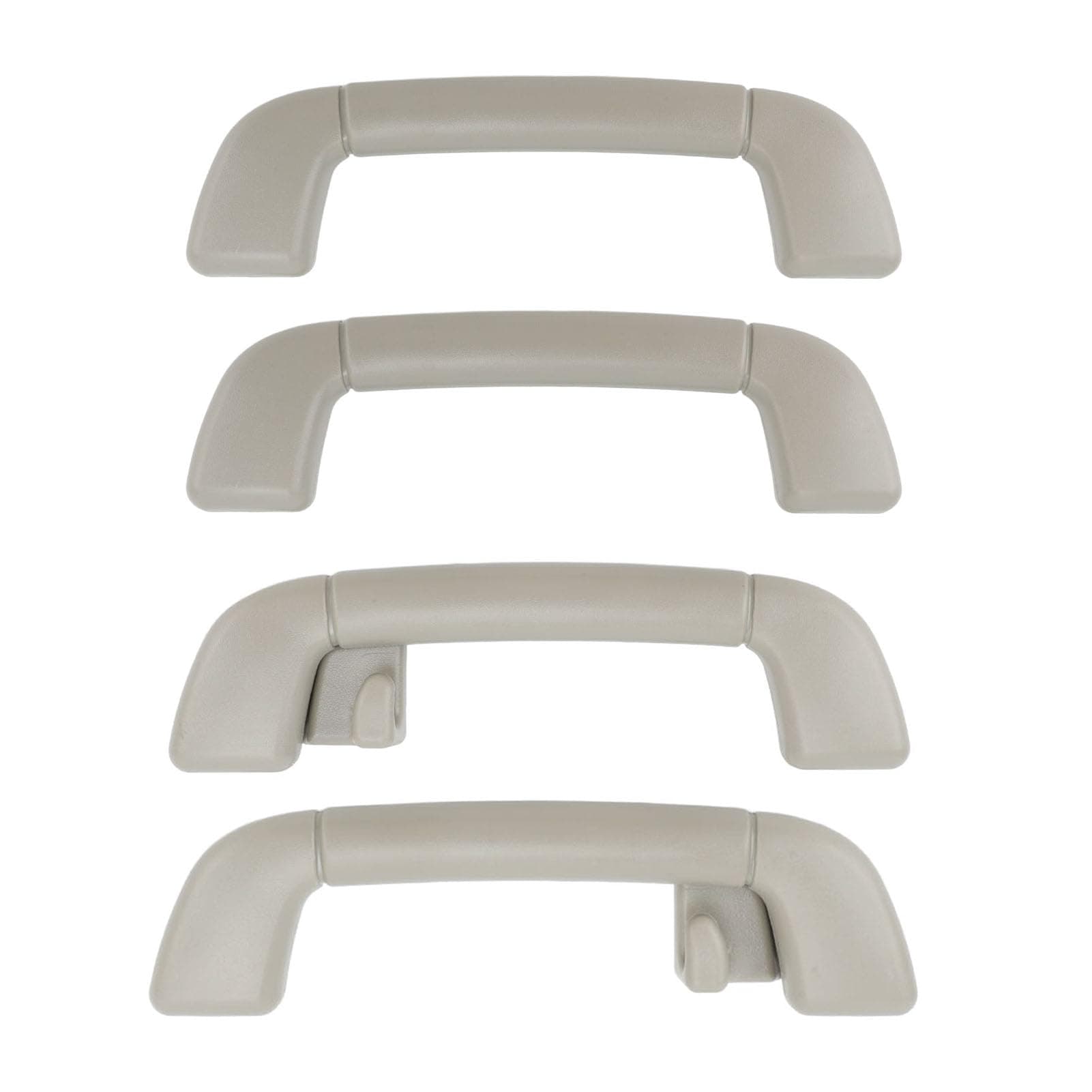 Jectse 4pcs Auto Roof Pull Handle Replacement for Camry XV40 2006-2013, Comfortable Grip, Grey, Front and Rear Handles, Auto Interior Ceiling Handrail Ideal Replacement
