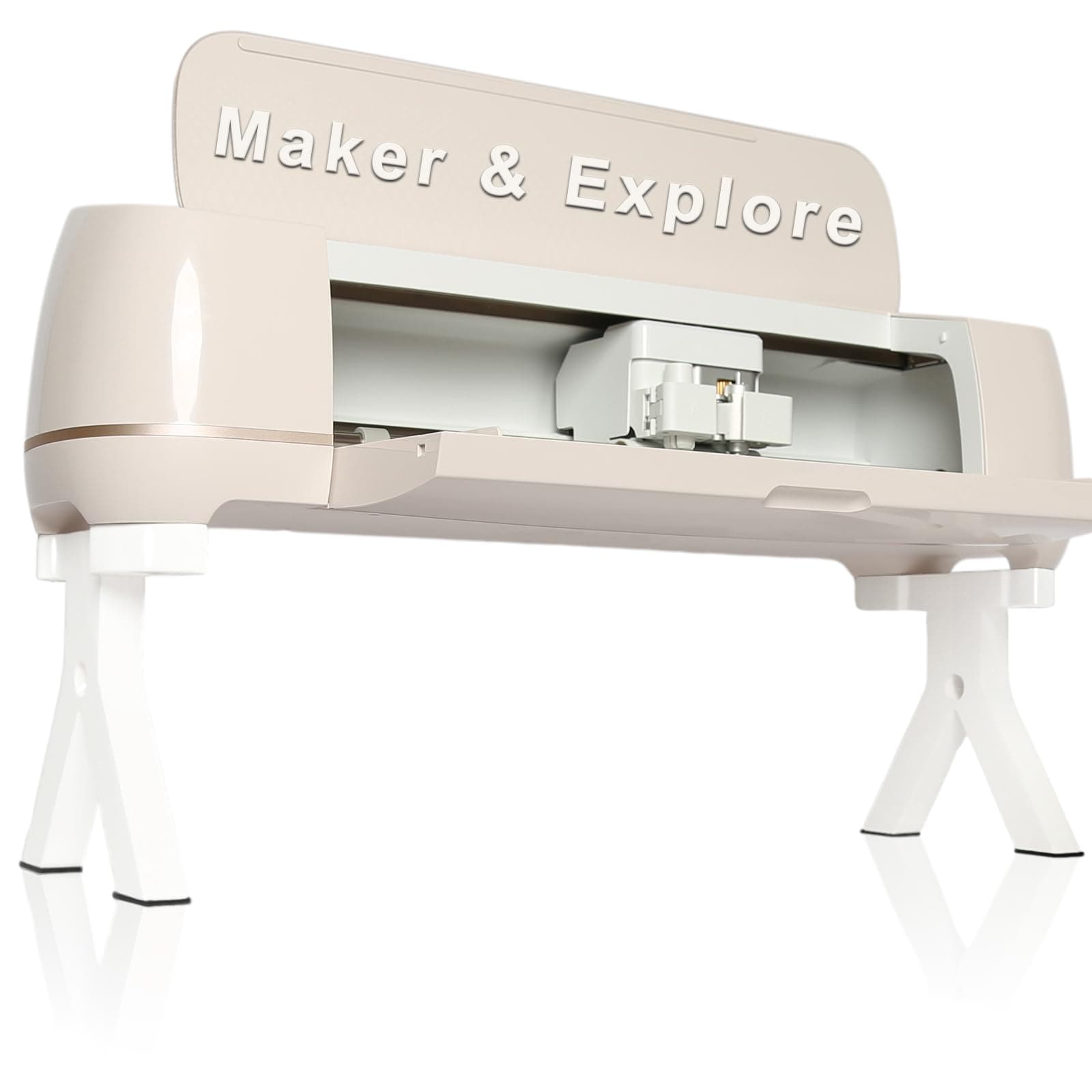 Stand Legs Compatible with Cricut Maker 4,3 & Explore 4,3, Air 2, Machine Organization and Storage, Craft Desk Accessories and Space Organizer, Cutting Machine Storage Solutions
