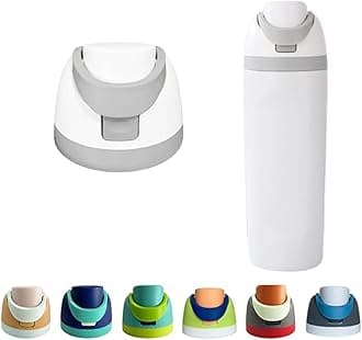 Fif for your Owala FreeSip experience with our Replacement Cap! Compatible with Owala Cup sizes 16oz 24oz 32oz and 40oz this BPA-free One-Touch Water Bottle Top Cap ensures a leak-proof seal (White)