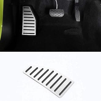 Bestmotoring Jimny Car Aluminum Alloy Left Foot Rest Pedal Decorative Cover for Suzuki Jimny 2019-2020