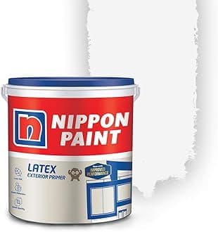 Nippon Paint Acrylic Latex Exterior Primer (10 L, White)