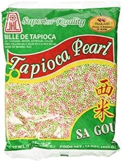 Tapioca Pearl, Rainbow Color, Tiny, 14oz