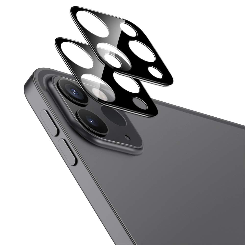 ESR 2 Pack Camera Lens Protector Compatible with iPad iPad Pro11/13 Inch 2025/2024, Pro 12.9/11 Inch (2022/2021/2020), 9H Anti-Scratch Tempered Glass, HD Clarity, 3D Full Coverage