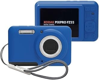 Tedubax Case for Kodak PIXPRO FZ55 - Soft Silicone Camera Case - Blue