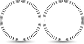 Small Gold or Sterling Silver Huggie Hoop Earrings for Women Cartilage Nose Helix Tragus