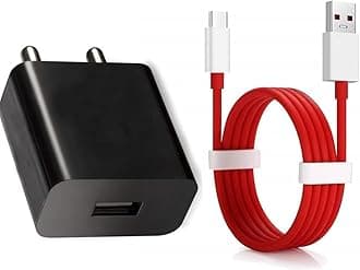Charger for realme GT Master Edition 5G Charger Original Like Adapter Type c Charger Fast Adaptor with Type c Charging Cable (O-Black- RED)