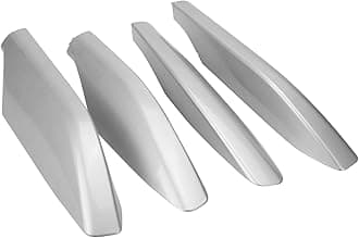 4 Pcs Roof Rack Rail Leg End Cover Shell Compatible with Toyota Land Cruiser Prado 120 Lexus GX470 2003-2009, Top Side Roof Luggage Cargo Rack Rail End Cover Cap Shell Trim, Replaces OE# (Silver)