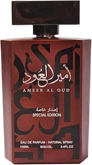 Almas Perfumes ††† Upscale Perfume & Oud Ameer Al Oud Special Edition امير العود اصدار خاص - Unisex Spray - 3.4 Fl Oz (100 ml) of Long Lasting Aroma - Luxurious Scent of Arabia