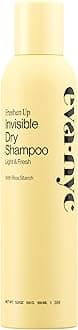 Eva NYC Invisible Dry Shampoo Spray - Oil-Absorbing, Removes Odor & No White Cast - Freshen Up Dry Shampoo For Women - For Light, Dark + Oily Hair - Light + Fresh Scent - 5.3 oz