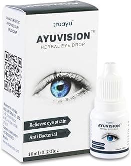 Herbal Eyedrops Relieves Eye Strain, Dryness, Redness & Itching |Cooling Daily-use Eyedrops with Goodness of Ayurvedic Herbs 10ml (Pack of 3)