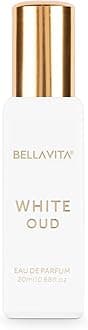 Bella Vita Luxury Organic White Oud Eau De Parfum For Men & Women | Soft Oudh Premium Fragrance with Orange, Fressia, Oudh, Tobacco & Musk | Long Lasting Fragrance Unisex, 20 ML