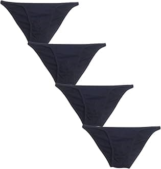 Faringoto Men's Striped Briefs U Convex Fashion Hips Panties