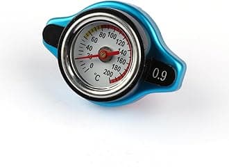 Small head 0.9bar Universal Thermostatic Radiator Water Tank Cover Leakproof With Pressure Temperature Gauge